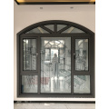 Kesenbao Arch Design Windproof  Custom Color and Size Aluminum Casement Window